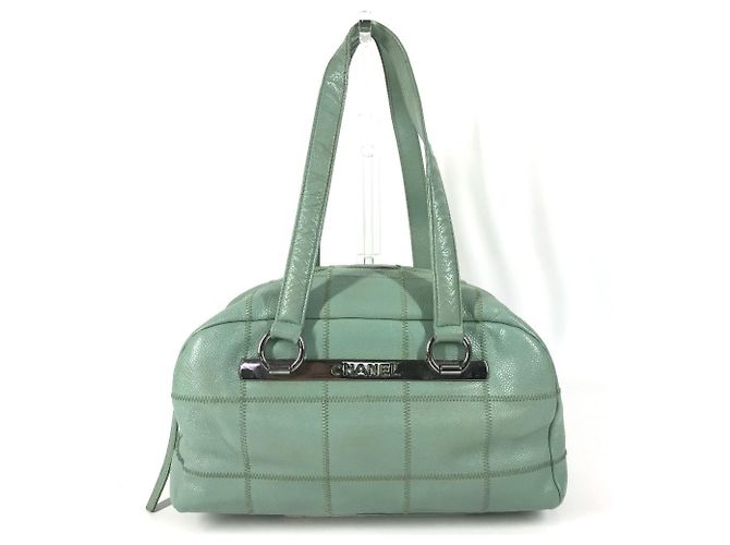 Mini bolso Boston Chanel azul