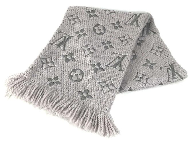 Logomania Fransen Schal Louis Vuitton Braun