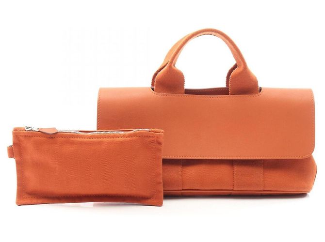 Hermès Hermes Valparaiso Long PM Handbag Brown Orange