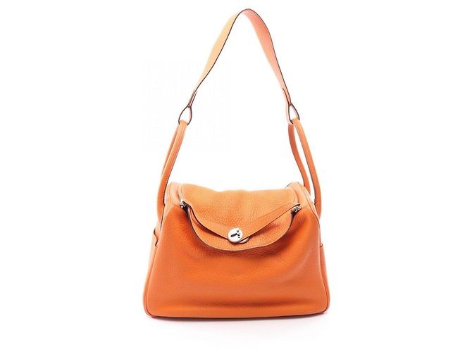 Hermès Bolsa de ombro Hermes Lindy 34 Laranja