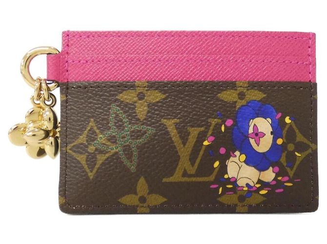 Vivienne Louis Vuitton Monogram Visitenkartenetui Braun