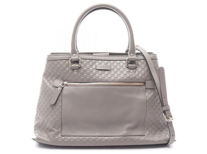 Borsa 2-Way Microguccissima Gucci Marrone