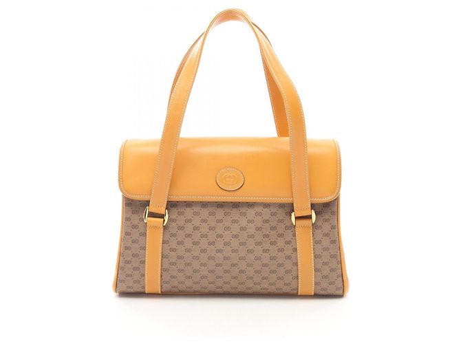 Borsa Tote Gucci Old Micro GG Marrone