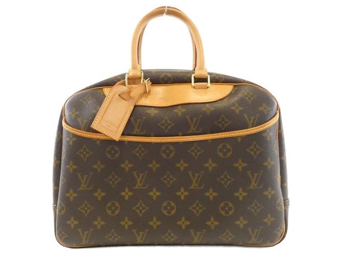 Bolsa Louis Vuitton Monogram Bowling Vanity M47270 Marrom