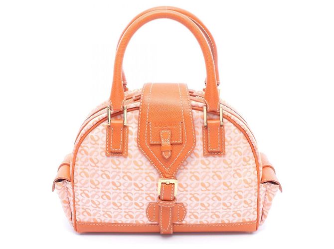 Mini bolsa bowling Loewe Anagram Laranja