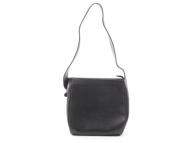 Borsa a tracolla in pelle nera Loewe Nero