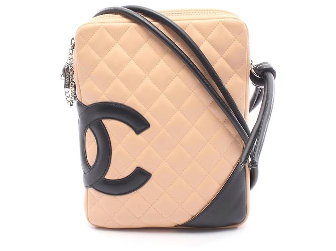 Borsa a Spalla Chanel Cambon Line Nero Beige