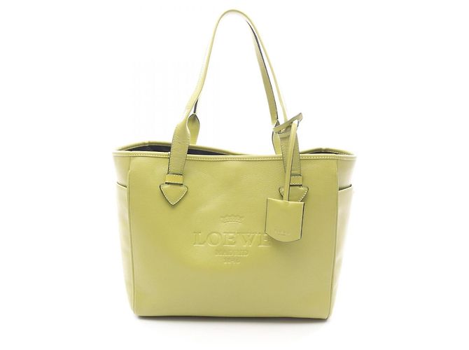 Loewe Heritage Small Tote Bag Grün