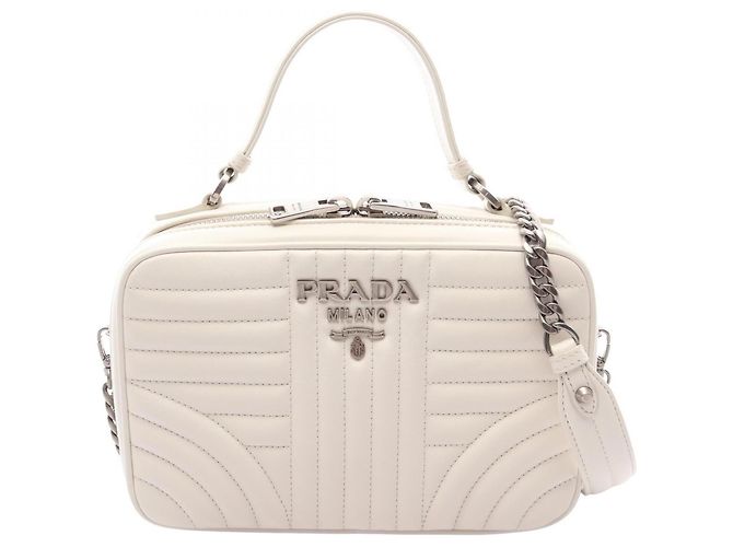 Bolso 2-Way Prada Diagram Blanco