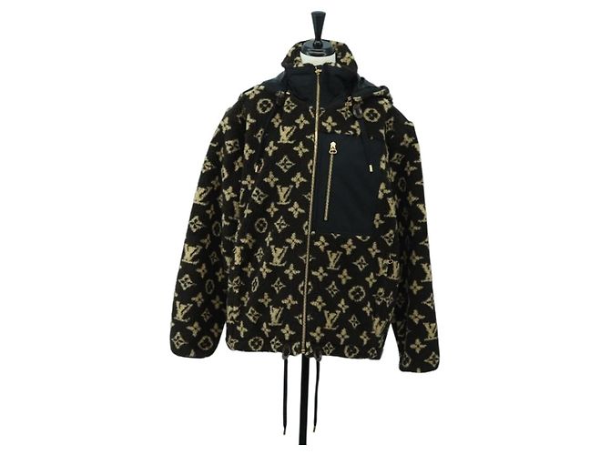 LOUIS VUITTON Monogram Bore Jacket 23SS Brown LV Auth 179166SAM