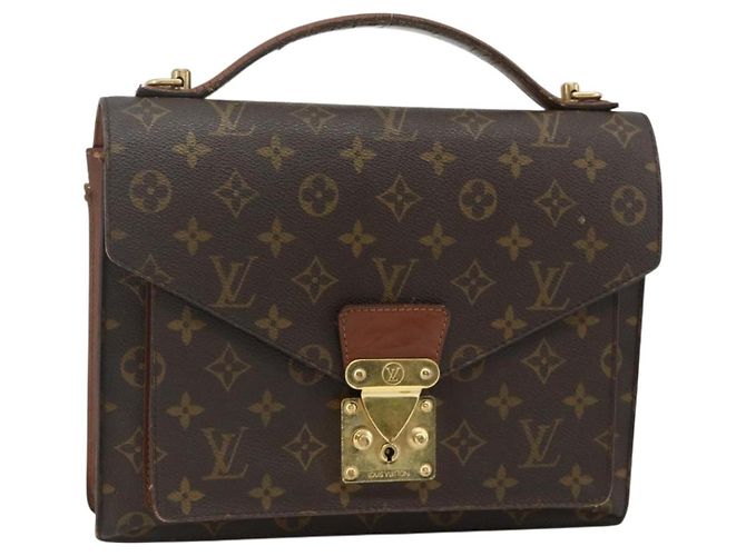 LOUIS VUITTON Borsa Monogram Monceau 28 M51185 LV Auth 179839 Monogramma