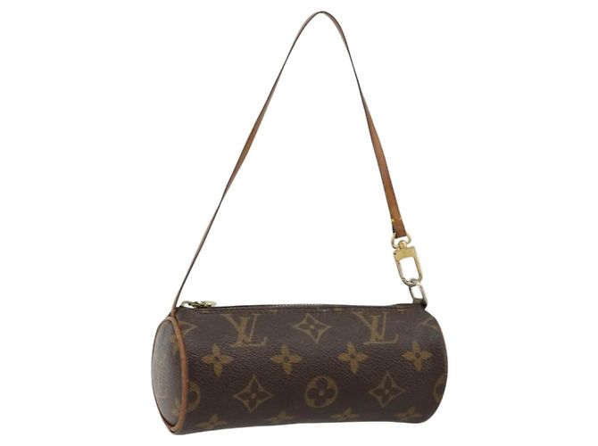 LOUIS VUITTON Monogram Papillon Pouch LV Auth ka4298 Monogramme