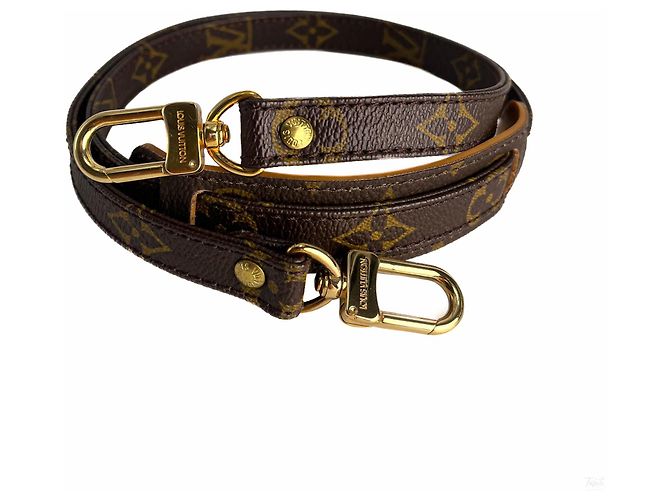 Louis Vuitton Shoulder Strap Canvas Brown