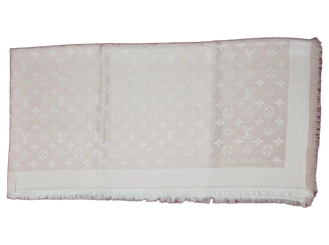 Louis Vuitton Sciarpa Monogram Rosa Cipria