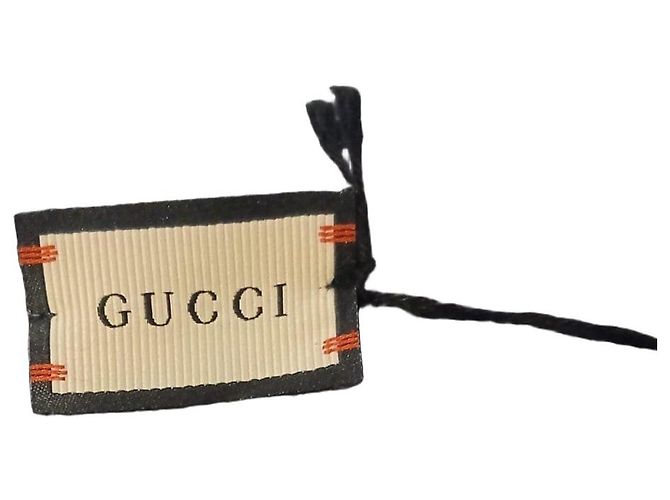Sciarpa Gucci GG Monogram in cashmere blu e rosso Grigio