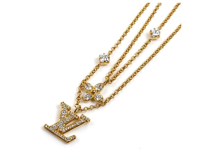 Collar de metal dorado Louis Vuitton