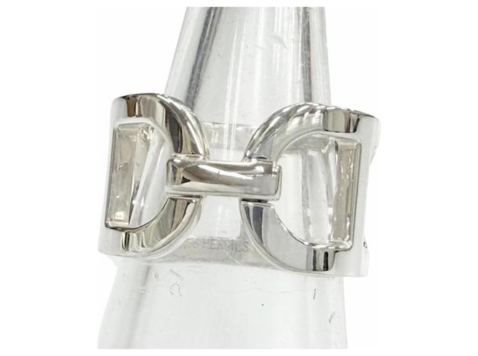Ring Hermès Bague Ever Chaine d'Ancre Hermes Argenté 