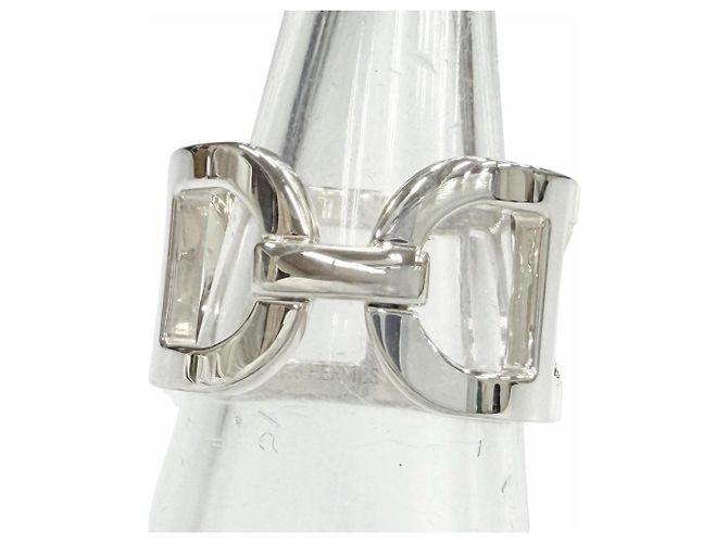 Hermès Hermes Ever Chaine d'Ancre Ring Silber 