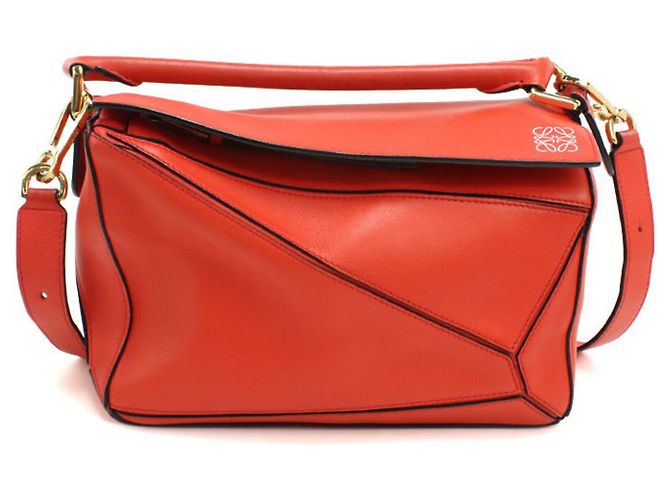 Borsa Loewe 2WAY Puzzle Rosso
