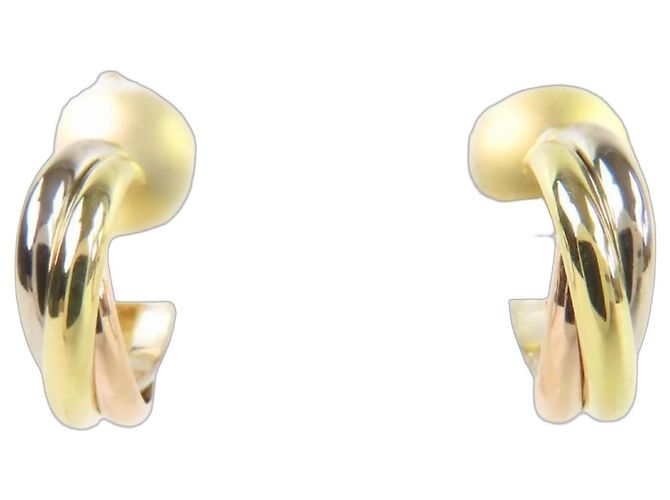 Orecchini Trinity Cartier D'oro