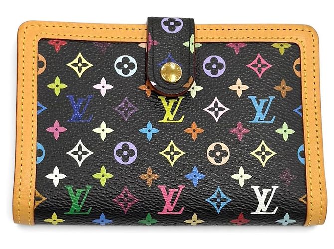 Louis Vuitton Monogram Multicolor Bi-fold Wallet Black