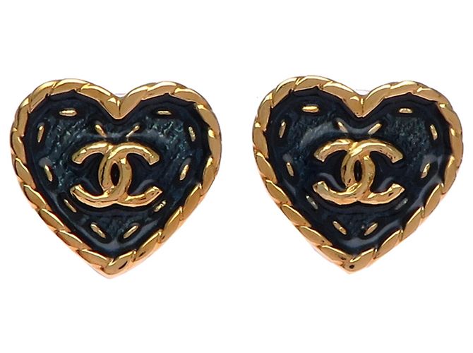 Orecchini Chanel Coco Mark Heart da donna