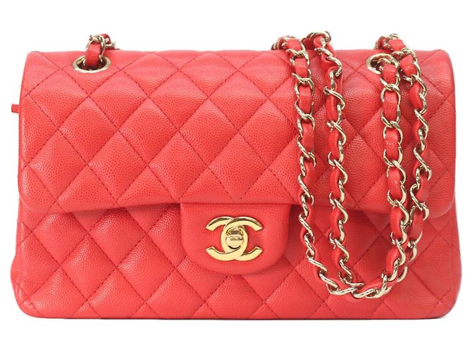 Chanel A01113 Caviar Matelassé 23 Borsa a tracolla Rosso