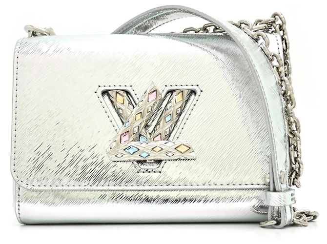 Louis Vuitton Twist PM Schultertasche Silber