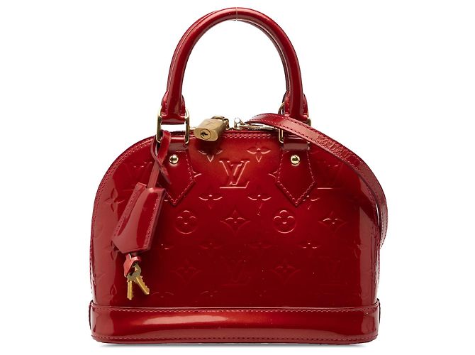Louis Vuitton Alma BB en Vernis Monogramme Rouge