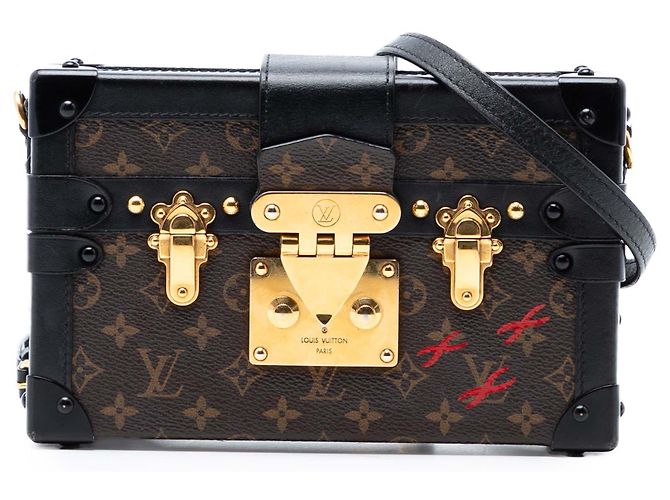 Louis Vuitton Marrone Monogram Petite Malle