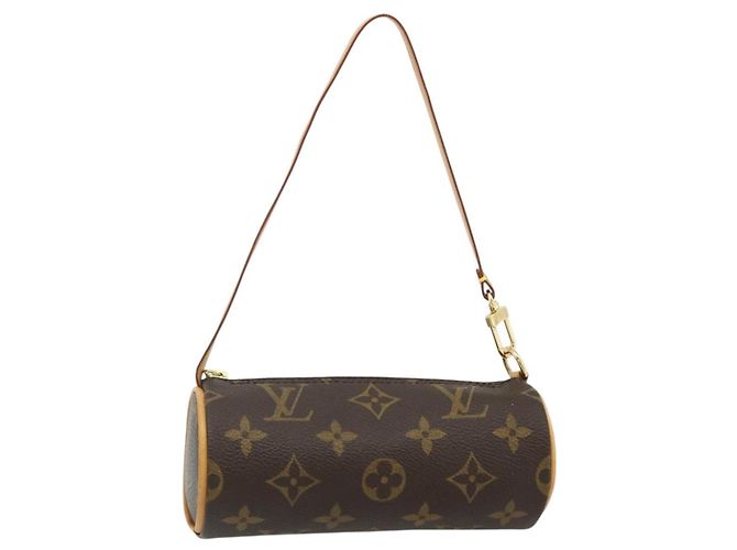 LOUIS VUITTON Monogram Papillon Pouch LV Auth 179785A Monogramma