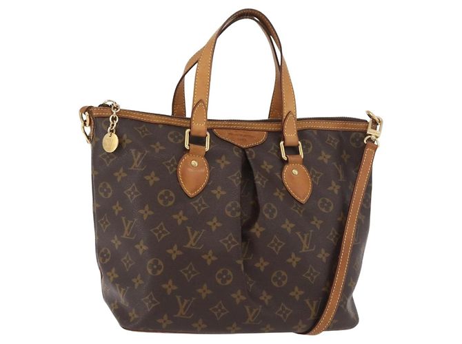 Borsa Tote LOUIS VUITTON Monogram Palermo PM M40145 LV Auth ep14576A Monogramma