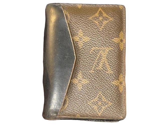 Louis Vuitton Monogram Compact Wallet Brown