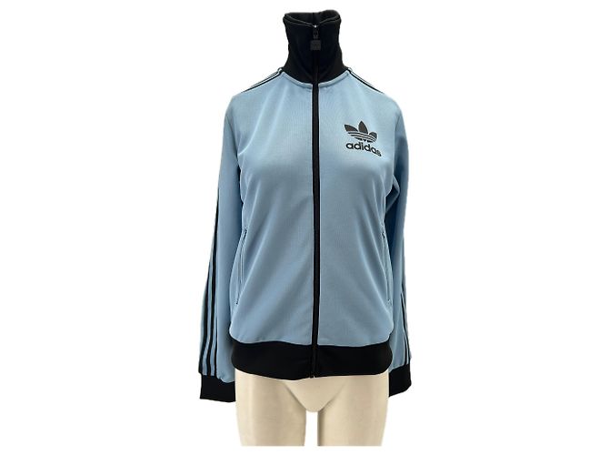 Adidas Jacke Blau Polyester S