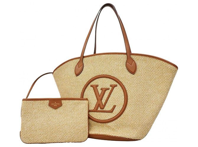 Sac cabas Louis Vuitton Saint Jacques Marron Beige