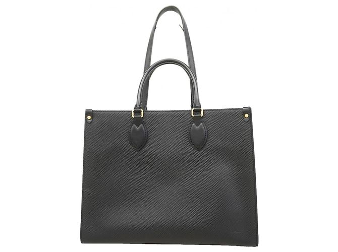 Borsa Tote Louis Vuitton Epi OnTheGo MM Nero Rosa