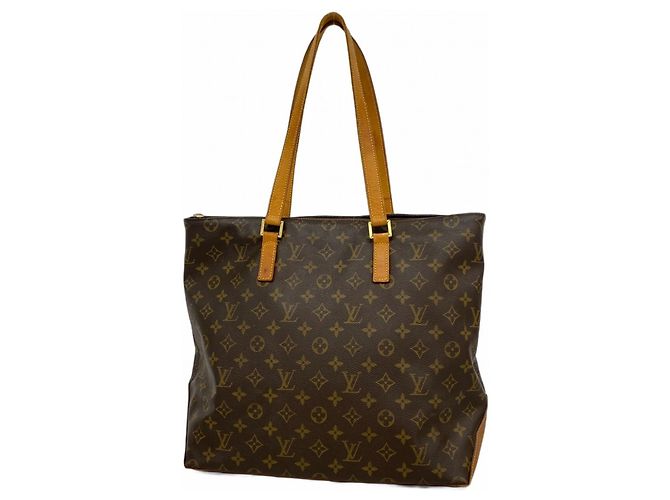 Borsa Tote Cabas Mezzo Monogram Louis Vuitton Marrone