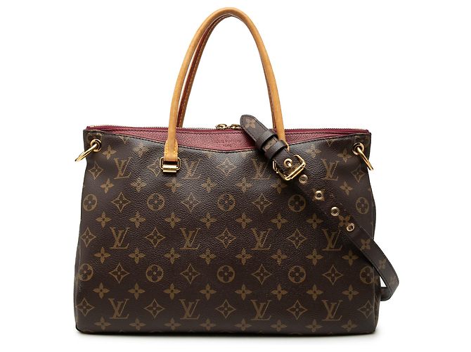 Louis Vuitton Marrom Monogram Pallas MM