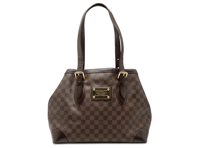 Louis Vuitton Marrom Damier Ebene Hampstead MM