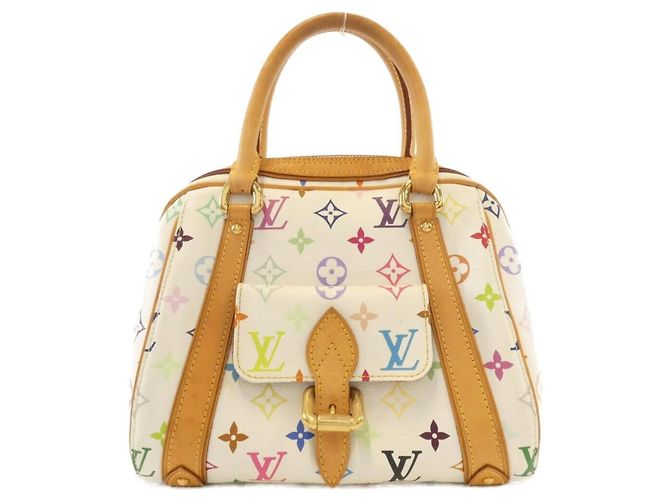 Sac à main Priscilla Multicolor Louis Vuitton Blanc Multicolore