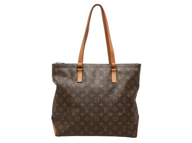 Louis Vuitton Monogram Cabas Mezzo Tote Marron Monogramme