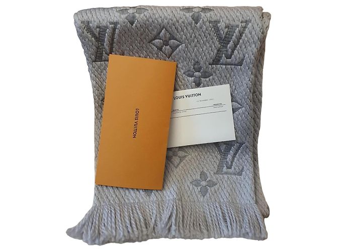 Louis Vuitton Logomania Monogram Schal - Grau