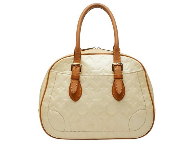 Bolsa de Ombro Louis Vuitton Monogram Vernis Summit Drive Branco