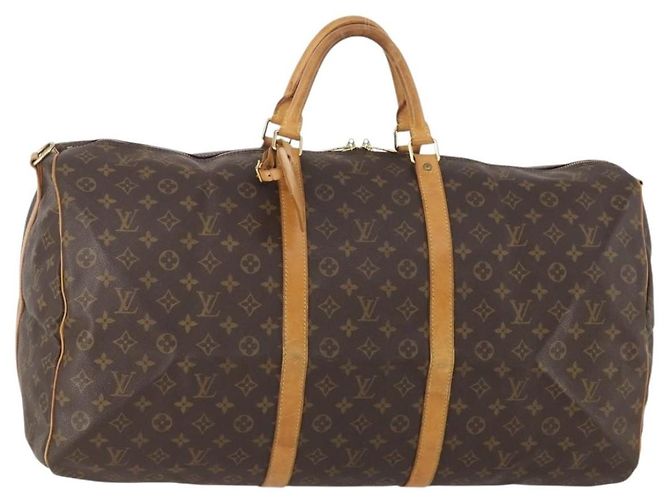 Louis Vuitton Keepall Bandouliere Monogram Canvas 60 Marrom