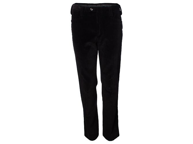 Gucci, pantalone in velluto a coste nero