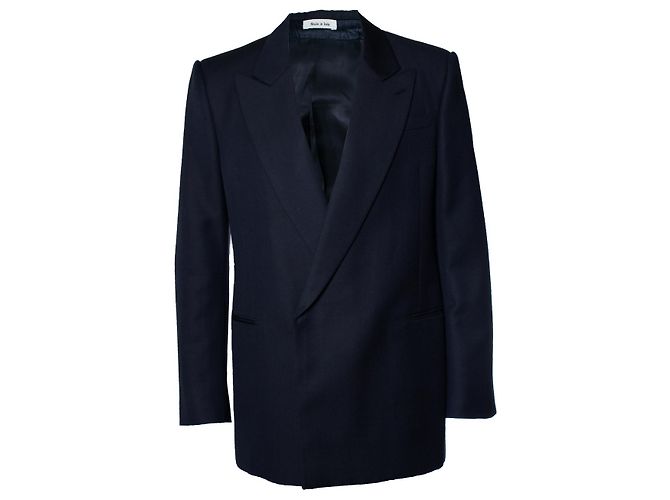 Alexander McQueen, blue blazer jacket
