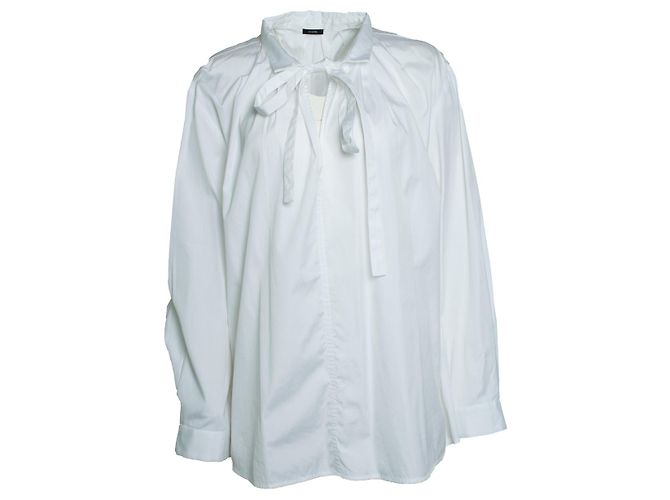 Joseph, camicia bianca con fiocco Bianco