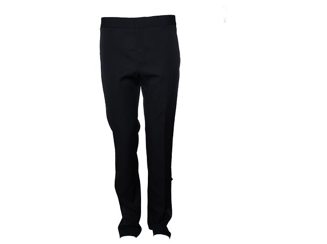 Saint Laurent, pantalone tuxedo nero 2017