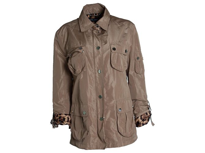 Dolce & Gabbana, brown windcoat Yellow Camel