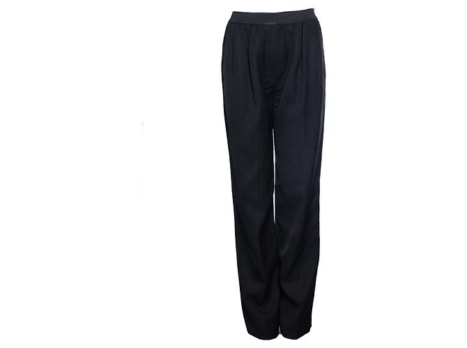Autre Marque Loulou studio, pantalone Takaroa nero
